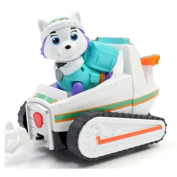 Nowy Styl Lapa Patrolowa Pies Anime Zabawki Dla Dzieci Samochód Z Muzyką Patrulla Canina Postać Modelu Dzieci Prezenty Świąteczne