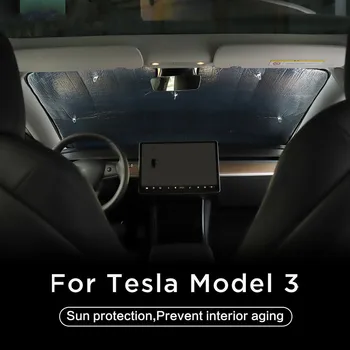 Nowy samochód osłona przeciwsłoneczna osłona przeciwsłoneczna szyby przedniej osłona pokrywa przedniego tylna szyba ochrona tarcza ochrona Tesla Model 3