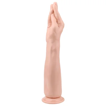 OLO super duży Silikonowy sztuczna forma ręce tyłek nadziewane wibratory dla anal korki z przyssawką sex zabawki dla kobiet, mężczyzn gejów