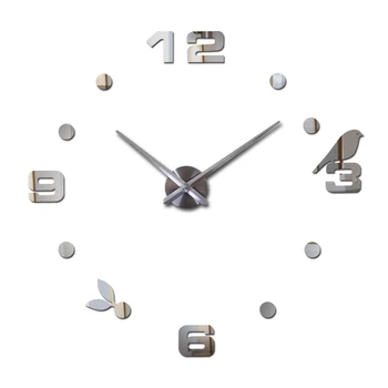 Oferta Sprzedaży Nowe Zegary Ścienne, Zegarki Reloj De Pared Horloge Zegar Duże Dekoracyjne Akrylowe Lustra Kwarcowy Salon