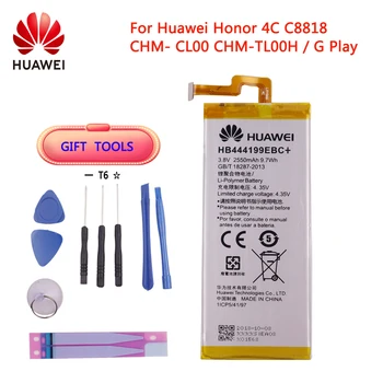 Oryginalna wymiana baterii telefonu HB444199EBC+ Huawei Honor 4C C8818 CHM - CL00 CHM-TL00H CHM-UL00 chm-u01 G Play Mini
