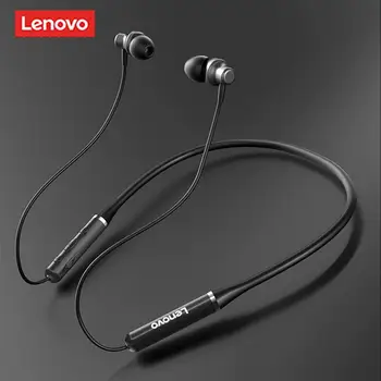 Oryginalny Lenovo XE05 Bluetooth, słuchawki Bezprzewodowe wodoodporny sportowy zestaw słuchawkowy w/redukcja szumów mikrofon magnetyczny pasek na szyję słuchawki