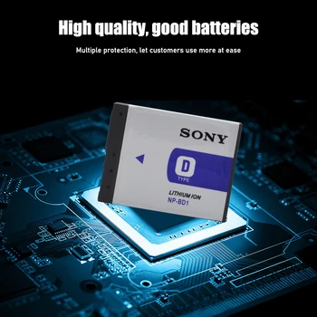 Oryginalny akumulator Sony NP-BD1 NP BD1 NP-FD1 FD1 Camera Battery Pack DSC T300 TX1 T900 T700 T500 T200 T77 T90 T2 G3 S930 DSC-T2 T75 T33