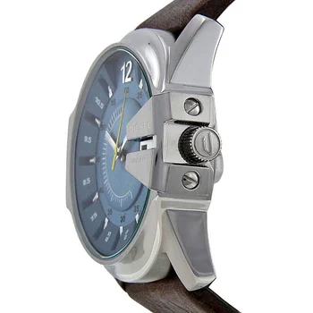 Oryginalny męski diesel niebieski chronograf brązowy skórzany pasek Top Brand Luxury Set kwarcowy zegarek 100m. Wodoodporne zegarki męskie DZ1399