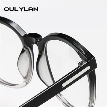 Oulylan Anti Blue Light Punkty Mężczyźni Rocznika Komputerowe Okulary Kobiety Przezroczyste Okrągłe Optyczne Ramki Punkty Gry