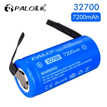 PALO 2021 nowy 3.2 V 32700 bateria 7200mAh bateria LiFePO4 35A ciągły rozładowania maksymalna 55A bateria o dużej mocy+niklu arkusze