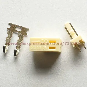 PHISCALE 100sets connector kits 2.54 mm KF2510 zarówno 2pins jak including plug+ vertical pin socket+ terminal