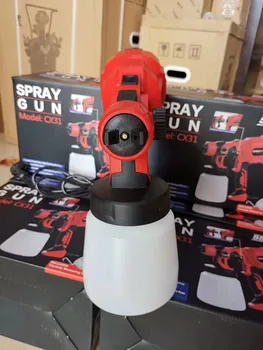PROSTORMER 600W elektryczny natryskowy HVLP Home Paint Sprayer pojemność 1000 ml 4 rozmiar dyszy sterowanie przepływem aerograf łatwe rozpylanie
