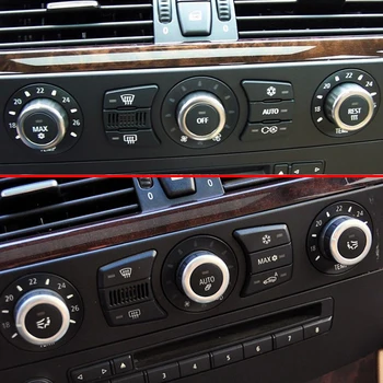 Panel klimatyzacji przycisk przełącznika Centralny uchwyt pokrywa MAX AUTO OFF REST Seat wentylacja dla BMW 5 Series E60 03-10