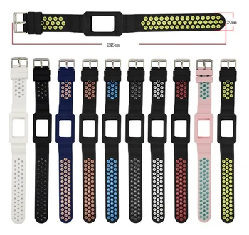 Pasek Na Nadgarstek + Etui Dla Fitbit Charge3 / 4 Smart Watch Band Pasek Wyściełany Pasek Do Zegarków Wymiana Smartwatch Band Dla Fitbit Charge 3/4