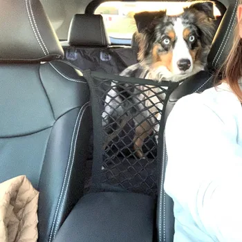 Pet Izolacja Net Dog Seat Cover Car Protection Net Safety Net Torba Do Przechowywania Akcesoriów Dla Psów Pet Dog Carrier Car Seat Cover
