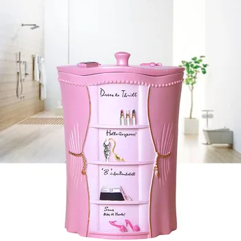 Pink lady europejski styl łazienka 5-masa zestaw ślubne bezpłatny zestaw kosmetyków kreatywny prezent żywicy szczoteczka do zębów, kubek zestaw akcesoriów do łazienki