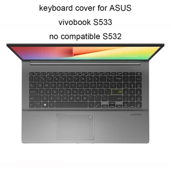 Pokrowce dla klawiatur 2020 ASUS Vivobook 15 S15 S533 S5600 15.6 clear TPU klawiatury laptopów osłonę silikonowe akcesoria dla skóry