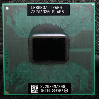 Procesor Intel Core Duo T7500 (4M Cache,2.2 GHz,800MHz FSB) ,dwurdzeniowy procesor laptopa na chipsecie 965