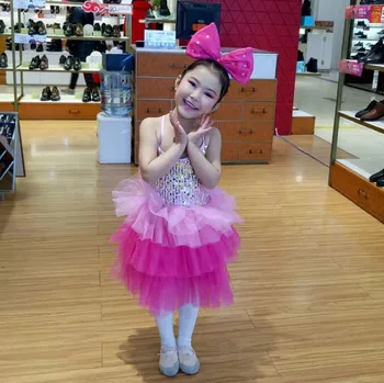Producenci odzieży dziecięcej Chiny niebieski konkurs sukienki dzieci olśniewająca Księżniczka sukienki dla dziewczynek od lat 4 do 11 partii i wesela