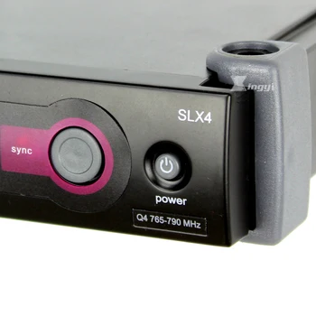 Profesjonalny SLX24 bezprzewodowy zestaw słuchawkowy mikrofon Headworn WCE6O Earhook mikrofon do karaoke sceniczny piosenkarz bezprzewodowy Bodypack nadajnik
