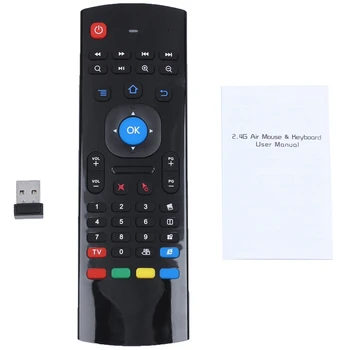 Przenośny 2.4 G bezprzewodowy MX III TV box pilot zdalnego sterowania, klawiatura, pilot zdalnego sterowania Air Mouse mini KOMPUTER HTPC Android TV box