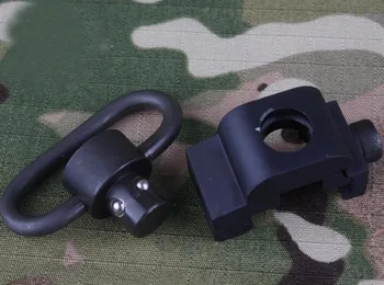 QD Quick Release Sling Swivel Attachment Mount Fit 20mm Weaver Rail Tactical Army Military