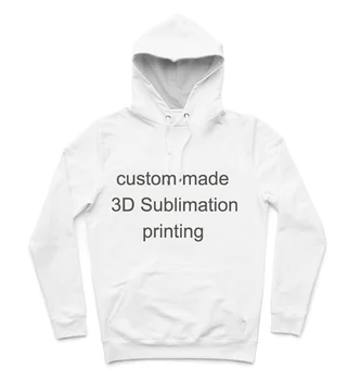 REAL American Custom SIZE - Create your own - 3D Sublimation Printing Czesany / z Kapturem Plus size