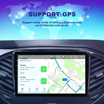 Radio 2 Din 2din Android Autoradio Uniwersalny radio samochodowe audio 9 10 cali GPS, odtwarzacz DSP dla Bmw-Ford-Focus-Skoda-Outlander