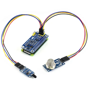 Raspberry Pi Sense HAT (B) Multi Powerful Sensors obsługuje zewnętrzne czujniki 3.3 V I2C dla Raspberry Pi 4B/3B+/3B/Zero