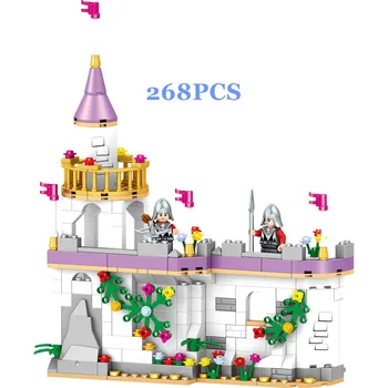 Romantyczna Księżniczka zamek bloki kompatybilność z innym dziewczyna zabawki, prezenty dla dzieci złożenie cegła przyjaciel model zabawki