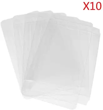 Ruitroliker 10Pcs Clear Protection Box Case Sleeve for N64 Games Japan version