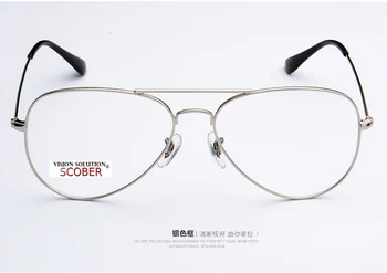 = SCOBER = Classic Pilot duże okulary do czytania Advanced Alloy Fashion Spectacles Eyeglasses +1 To +6 Can Custom Prescription