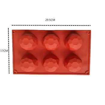 SHENHONG Mold Diamond Pillar 3D Art Cake Mold czekoladowe silikonowy ozdoba mus Silikonowe Moule Formy do pieczenia ciast