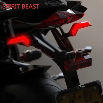 SPIRIT BEAST motocyklowe flary układ kierowniczy akcesoria do motocykli led kierunkowskaz światła dzienne jasność стреловидная lampa