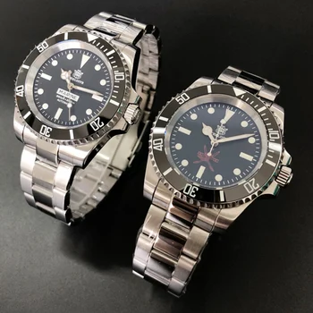 STEELDIVE Mens Diver Watch 200m zegarek mechaniczny zegarek szafirowe szkło ze stali nierdzewnej automatyczne zegarki męskie