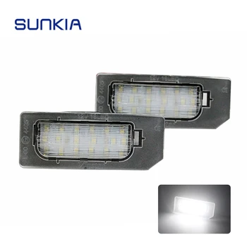 SUNKIA New LED License Plate Lamp for Mitsubishi ASX LED Signal Light with Built-in Canbus Highquality Chips 2 szt./kpl.