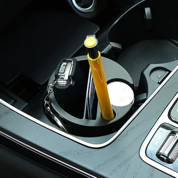 Samochód podłokietnik skrzynia papieros moneta posiadacz karty schowkiem dla Peugeot 206 207 208 301 307 308 407 2008 3008 4008