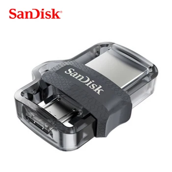 Sandisk Mini USB 3.0 Dual OTG USB Flash Drive 16GB PenDrives USB3.0 high speed up to 150M/s dla telefonu z systemem Android