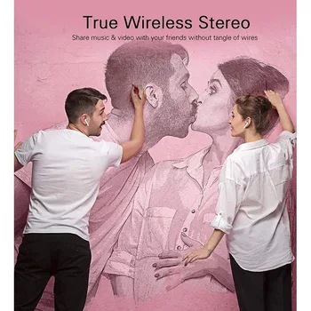 Shaolin bezprzewodowe słuchawki mini-słuchawki stereo Bluetooth z ładowania skrzynią sportowe słuchawki dla iPhone strąki Android Audifonos