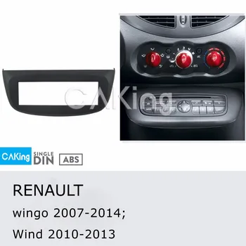 Single Din Car Fascia Radio Panel for RENAULT Twingo 2007-; Wind 2010-2013 Dash Kit Install Plate Beadel Adapter Facia Cover