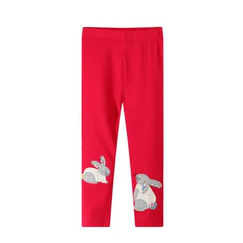 Skoki metrów Nowy Królik Dziecięce legginsy spodnie dla dziewczynki jesień wiosna odzież sprzedaż dzieci wąskie spodnie