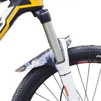 Skrzydła Na MTB rower Skrzydła stałe przekazywanie przedni tylny błotnik smak 3D drukowany wzór jazda na Rowerze chlapacz