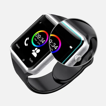 Smart Watch Bluetooth zegarek Sport krokomierz Smartwatch z kartą SIM Passometer kamera Smartwatch wsparcie 2G dla systemu Android