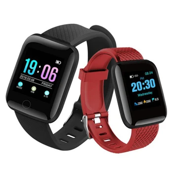 Smart watch 116 plus SmartWatch Heart Rate Tracker Męskie sportowe Bluetooth zegarek dla IOS Android z i7s słuchawki Bluetooth