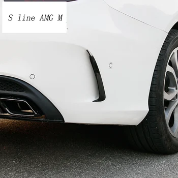 Stylizacja samochodu włókno węglowe tylne lusterko boczne nadwozia światła przeciwmgielne naklejka pokrywa wykończenie dla Mercedes Benz C Class W205 C180 C200 akcesoria