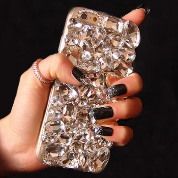 Sunjolly 3D Fox Diamond Case dla Samsung Galaxy M30S M31 M21 A20S A10S A01 A11 A21 A31 A41 Rhinestone Phone Cases Cover coque