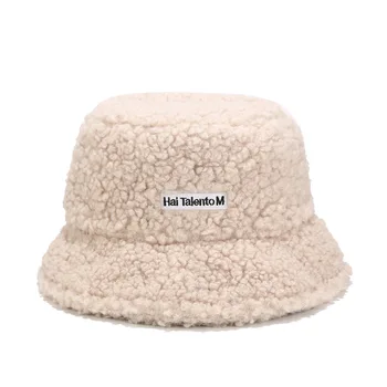 Sztuczne futro zimowe puszyste wiadro kapelusz dla kobiety dziewczyny moda ciepła Wędkarstwo wiadro kapelusz Bob Шапо odkryty Panama Rybak kapelusz