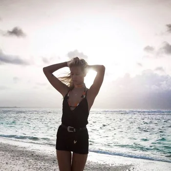 Szydełka Stroje Kąpielowe Siatka See Through Beach Cover Up Women Swimwear Cover Ups 2019 Letni Strój Kąpielowy Sexy Szorty Bodysuit