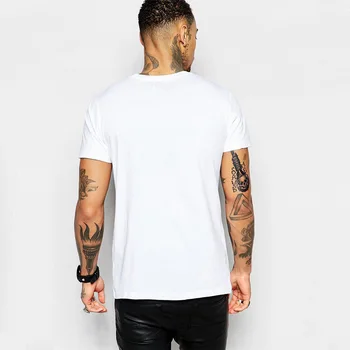 T-shirty męskie nowe letni przylot punkty Lew 3D print zabawna koszulka człowiek codzienne z krótkim rękawem, biała, bawełniana koszulka topy koszulki mężczyźni