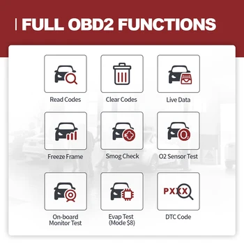 THINKCAR 1S OBD2 Scanner Bluetooth dla iOS Android System Diagnostic Tool Automotive OBD 2 Full Functions Code Reader dla samochodów