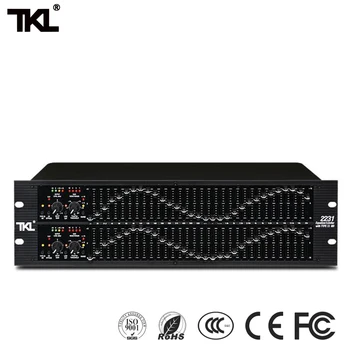 TKL 2231 profesjonalny korektor korektor balans mikser podwójny 3U zrównoważony efekt redukcji hałasu procesor audio dla sceny DJ