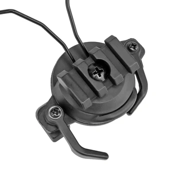 Taktyczna zestaw słuchawkowy lokomotywy adapter zestaw uchwyt do słuchawek mocowanie podstawa 19-21 mm kask lokomotywy kask актические słuchawki i akcesoria