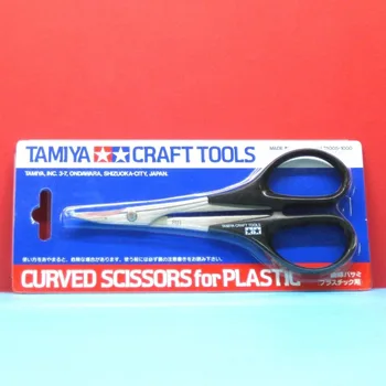 Tamiya #74005 zakrzywione nożyczki do plastikowych narzędzi rzemieślniczych
