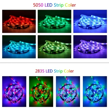 Taśmy led elastyczne lampa wodoodporna światło Bluetooth Iuces RGB 5050 SMD 2835 taśma Taśma led DC12V 5 M 10 m 15 m 20 m kolor